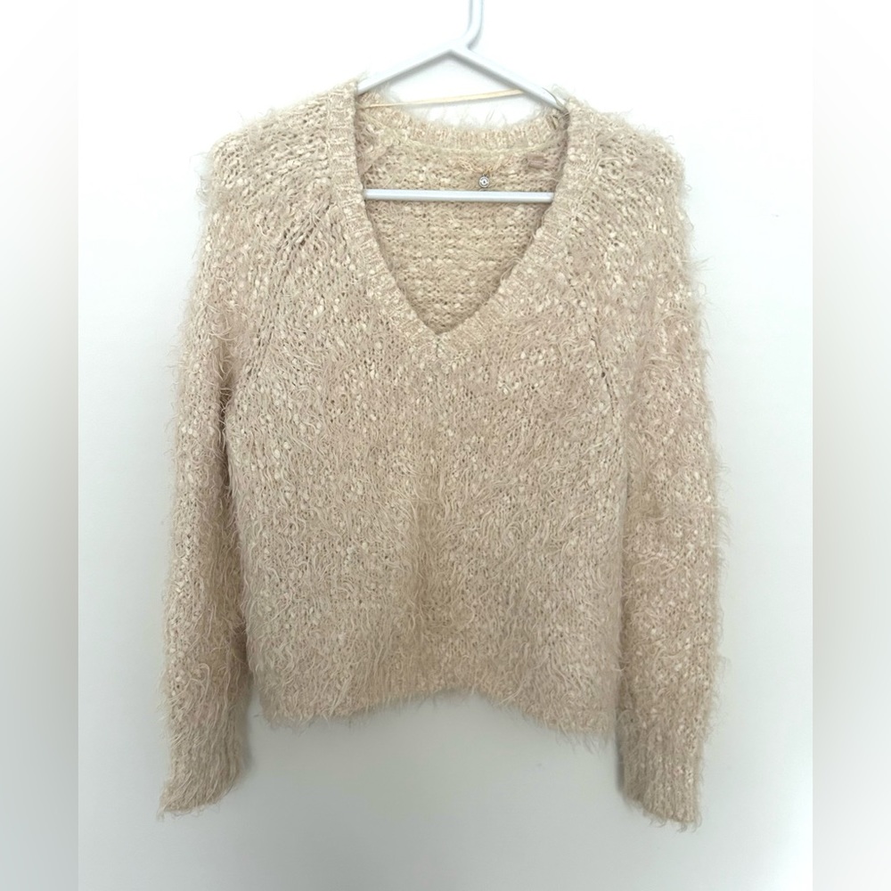 Anthropologie Off White Sweater, Size Small